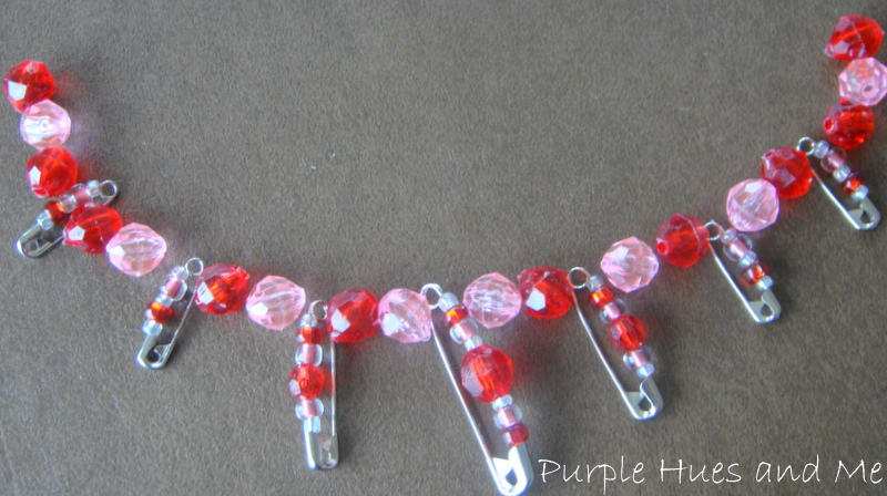 Valentine's Day Safety Pin Jewelry - The Savvy Age