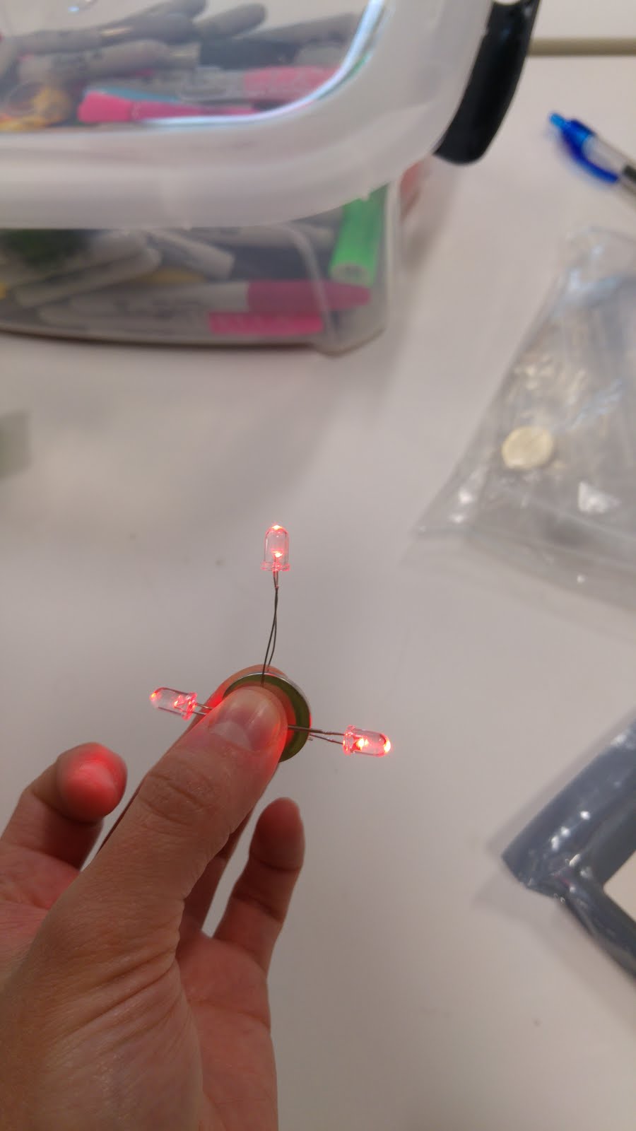 Sophia's Digital Sketchbook Paper Circuit Lightsaber