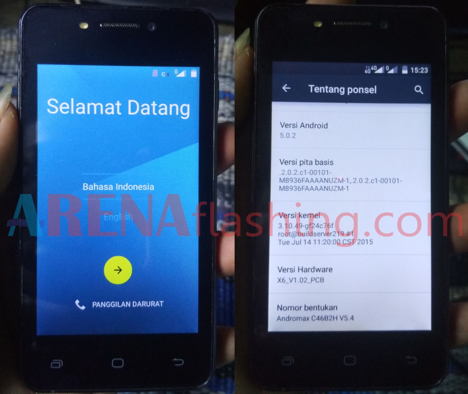 Cara Flash Andromax EC C46B2H Tanpa PC Tutorial Flashing Android