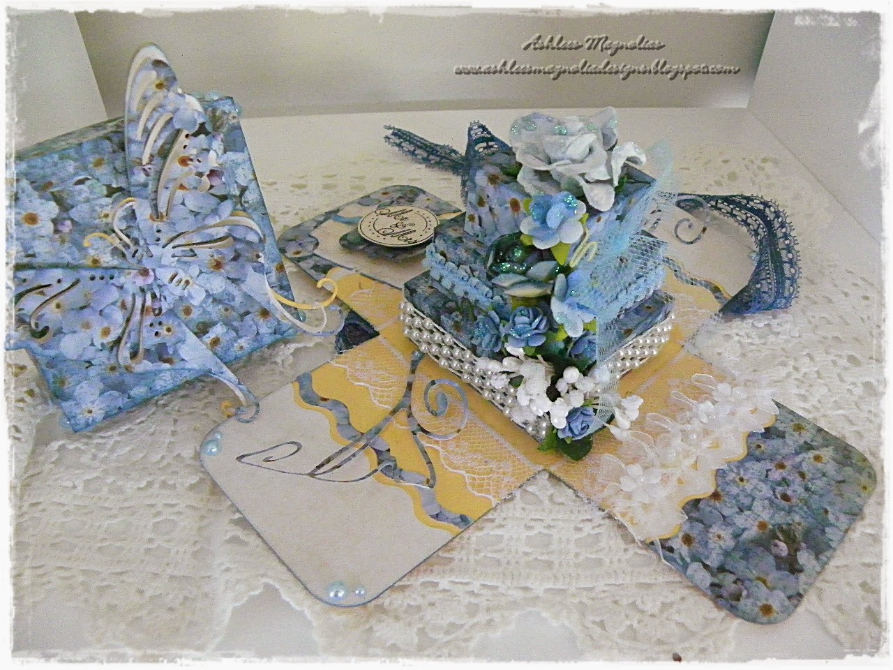 Ashlee's Magnolia Design's: Exploding cake box...