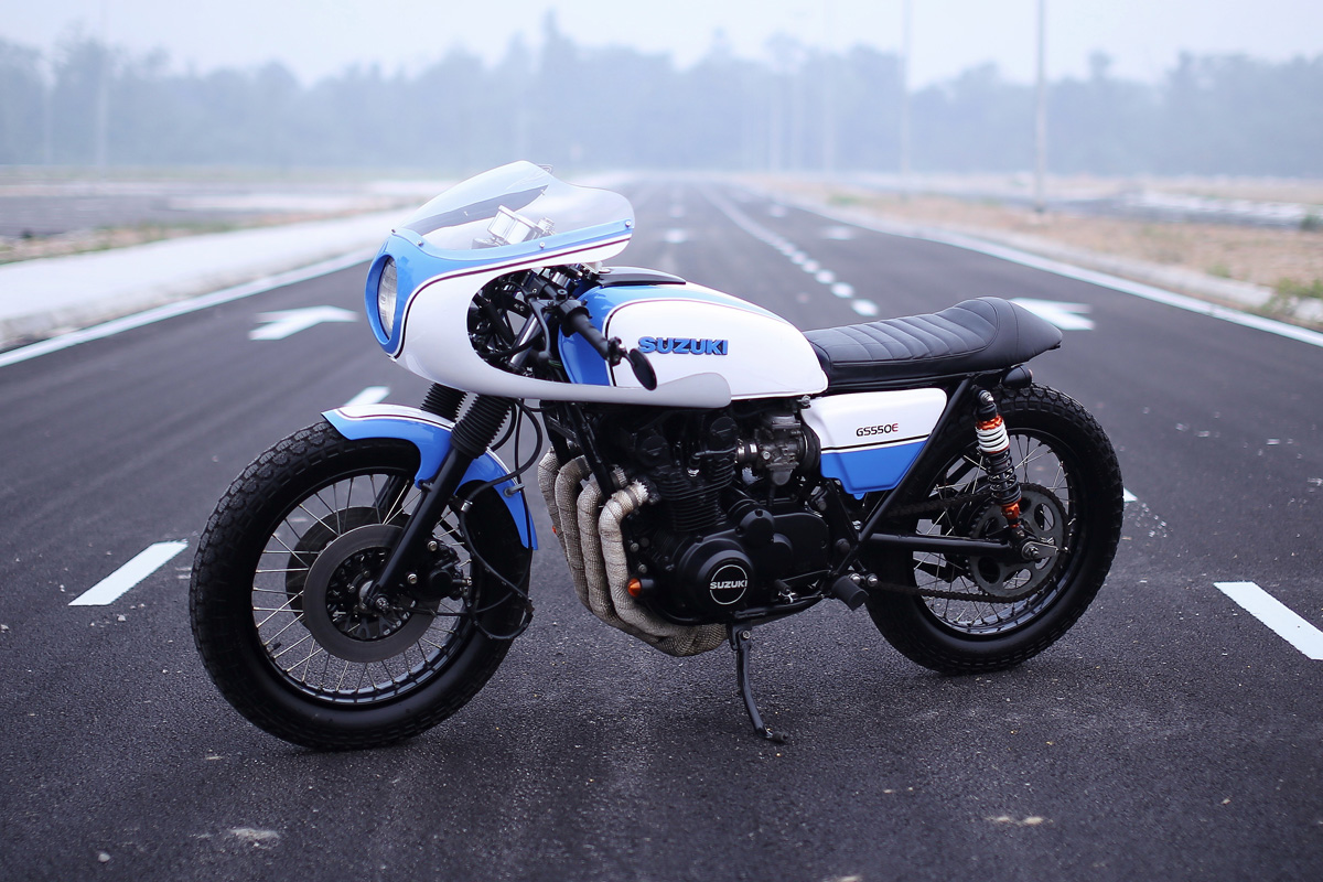 Cooley Suzuki GS550 Cafe Racer Return Of The Cafe Racers