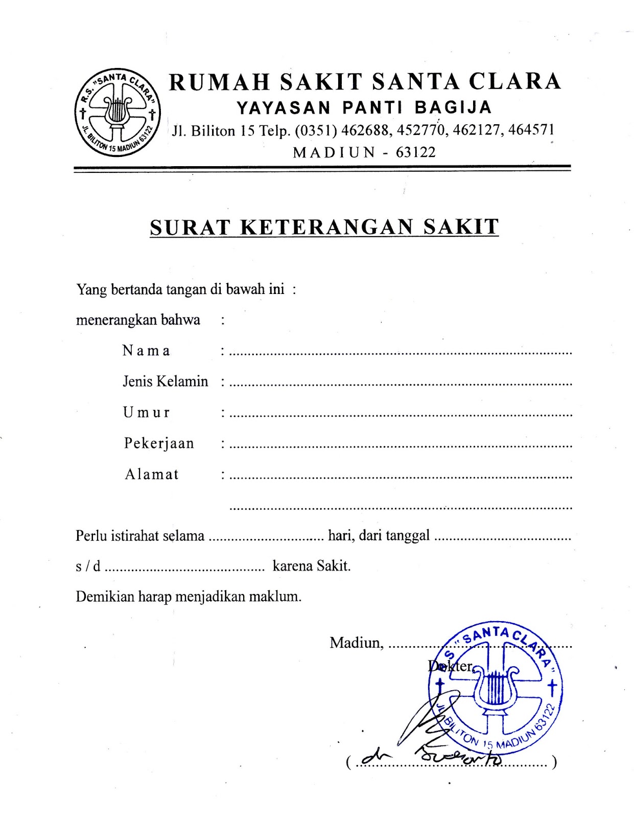 Surat Dokter