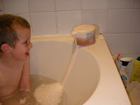 effervescent salts fizzing potion overflowing into bath