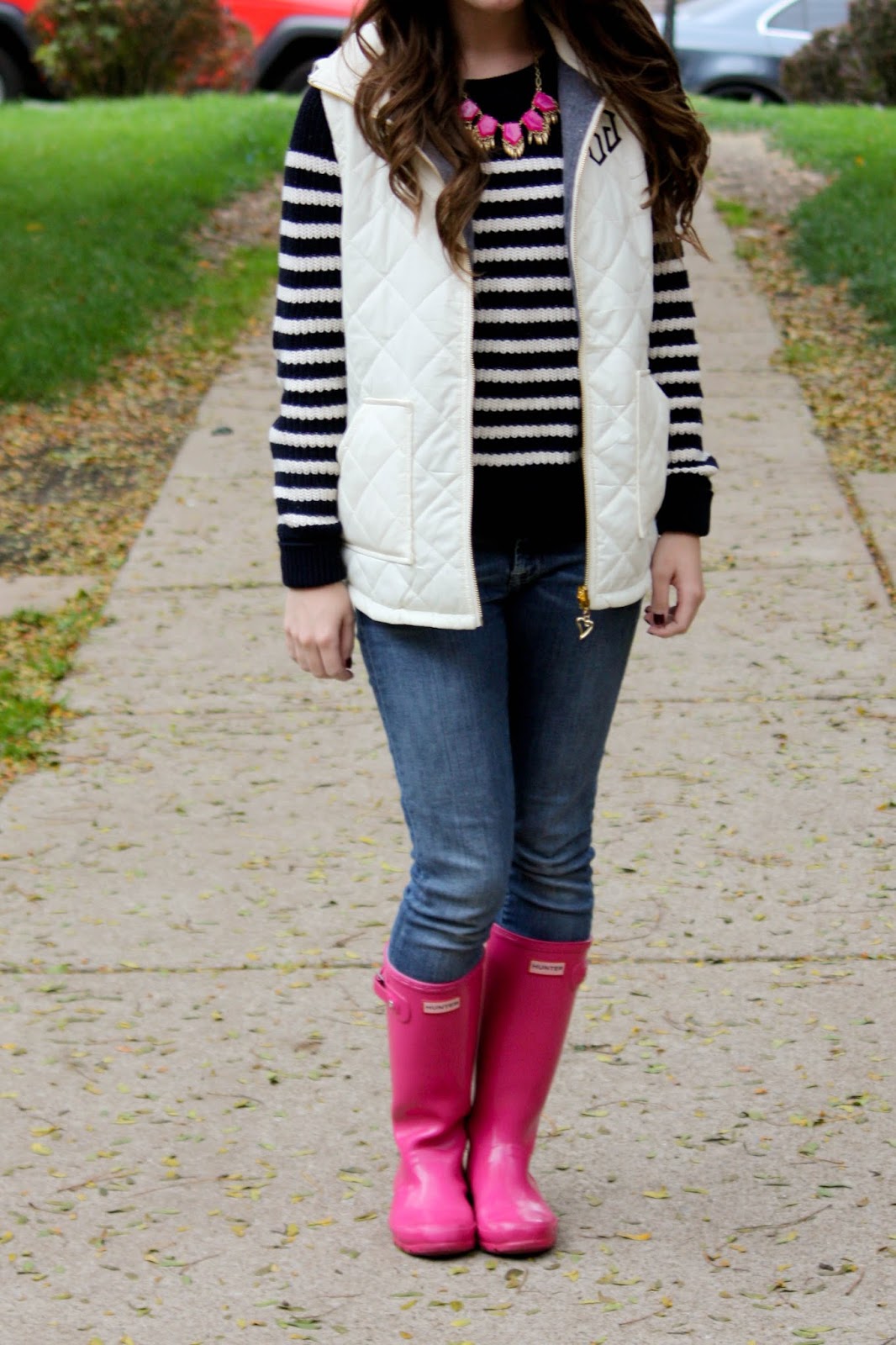 Monogrammed Puffer Vest | Caralina Style