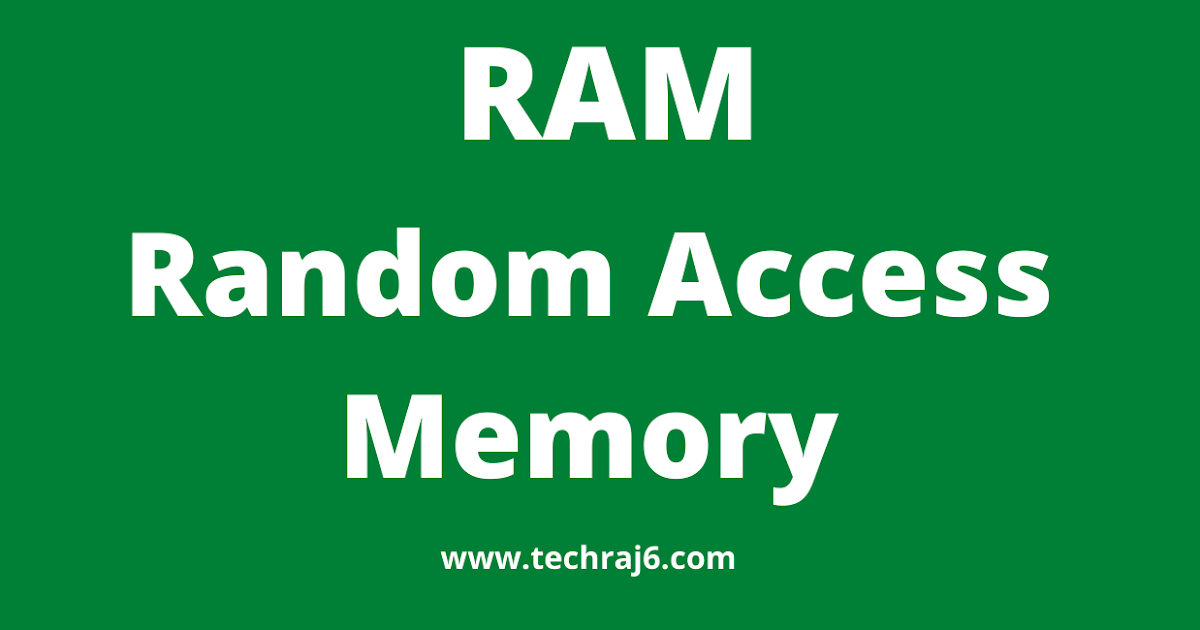 RAM full form, What is the full form of RAM