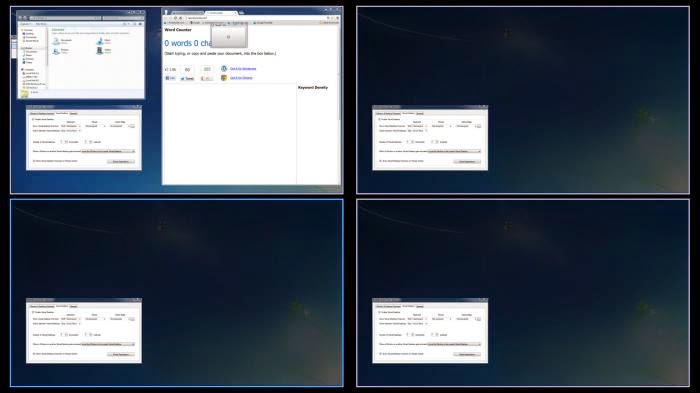 برنامج مجاني لتسهيل العمل علي الكمبيوتر وفتح نوافذ مختلفة بمهام متعددة BetterDesktopTool 1.8