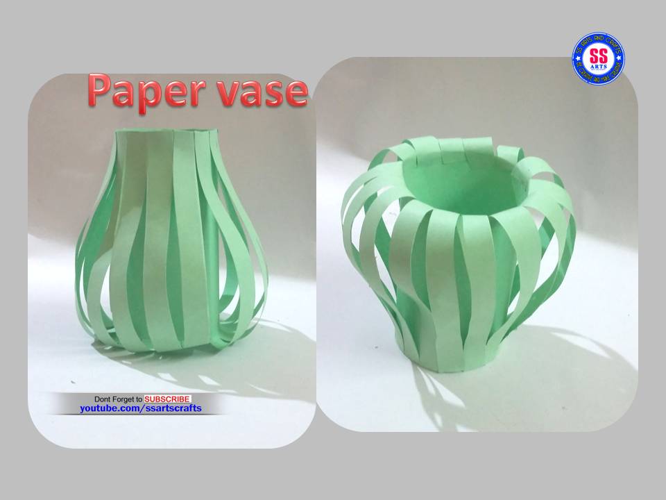 Simple Diy Paper Vase,Unique Acrylic Painting For Home Decor