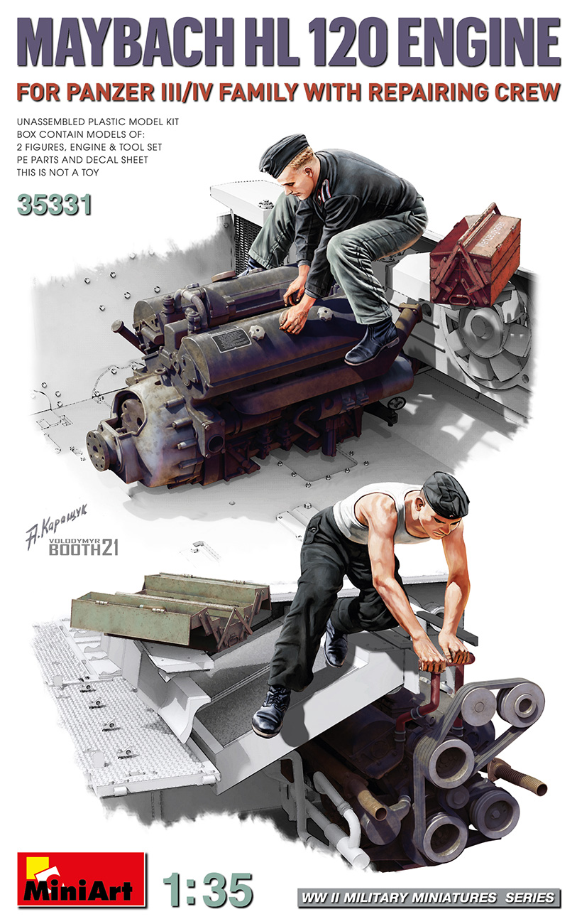 German Tank Repair Crew Special Edition 1:35 Figure Plastic Model Kit MINIART 