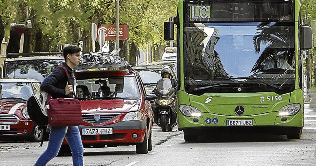 Los autobuses urbanos de Cáceres transportan 4,2 millones de usuarios