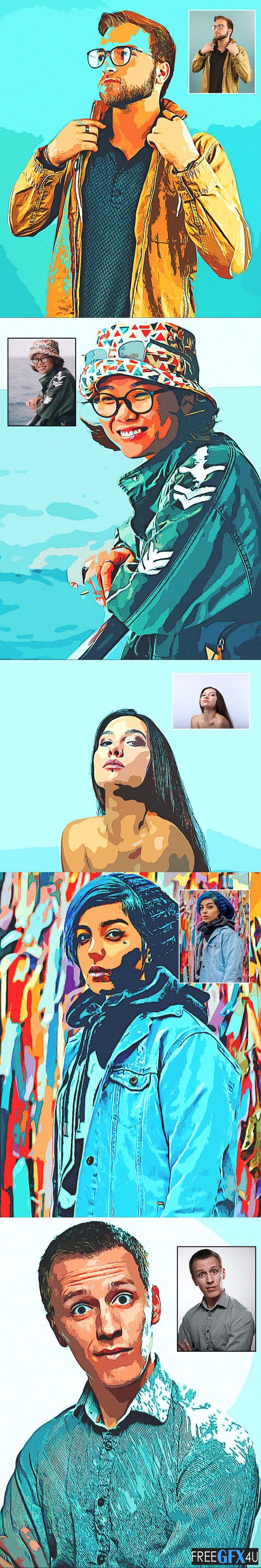 Retro Oil Paint - Photoshop Action