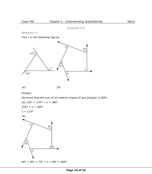 NCERT Solutions for Class 8th: Ch 3 Understanding