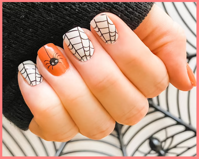 the creation of beauty is art.: super simple halloween nail ideas