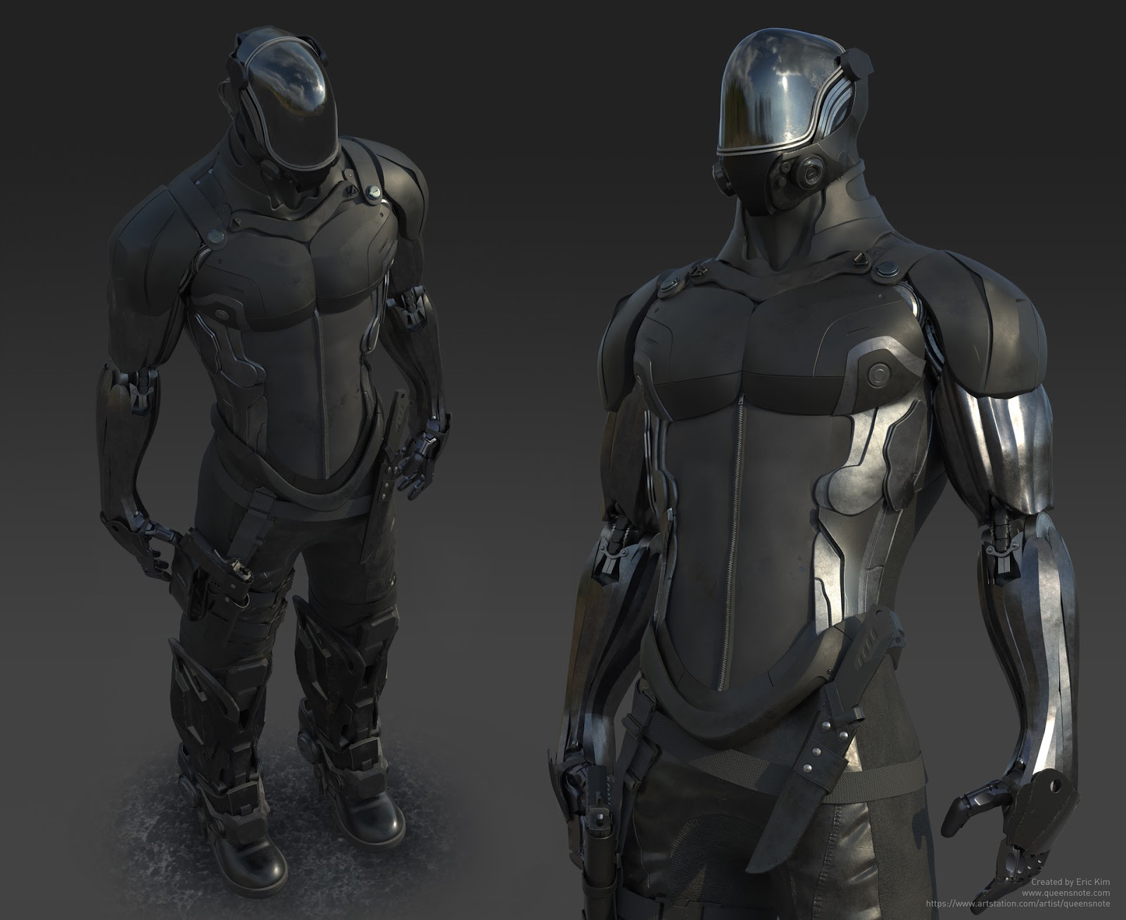 Images: Sci-Fi Character Concept Art From Eric Kim.