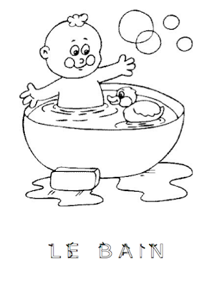 Classe 1  PS  TS Eau  des coloriages