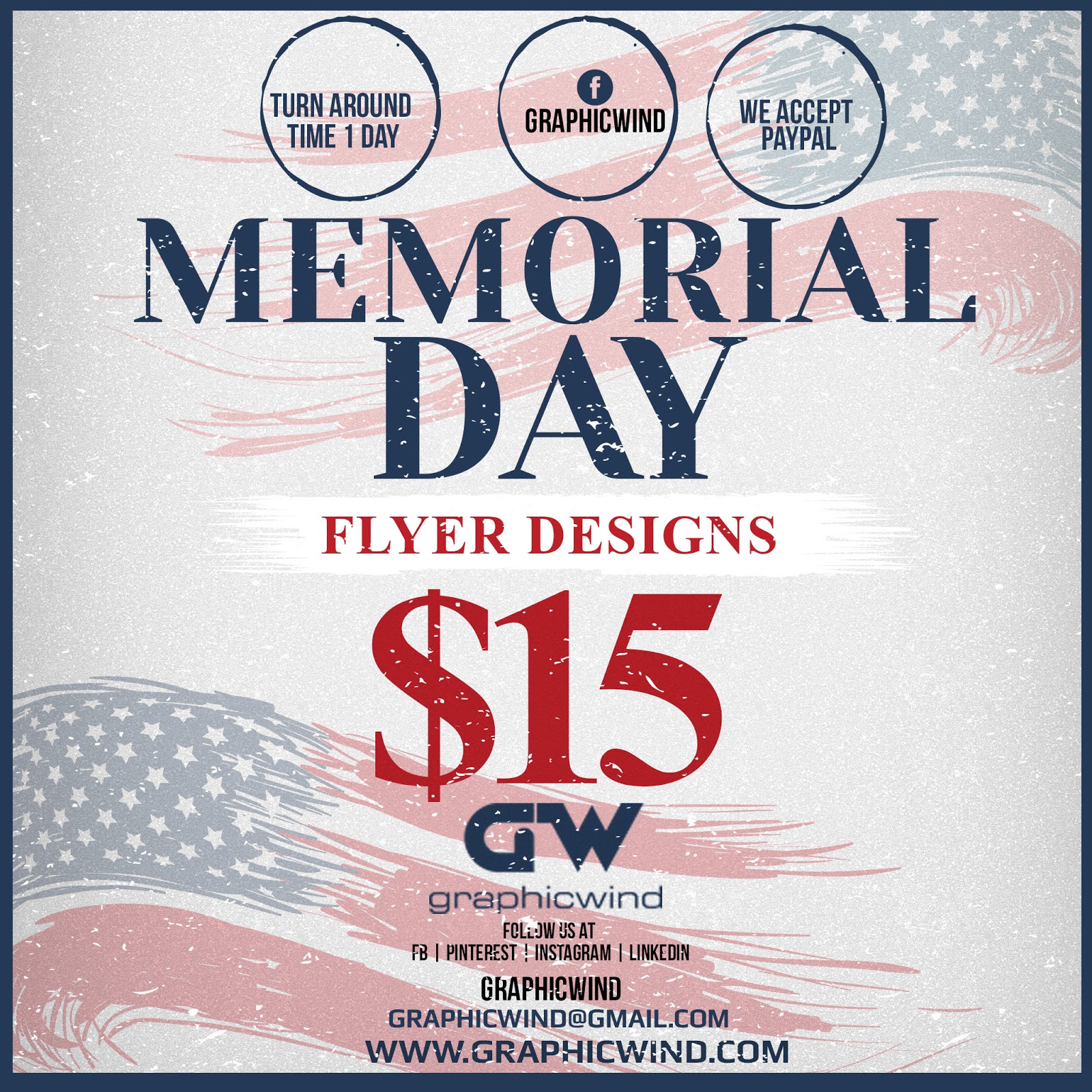 graphicwind creative designs We promote your Memorial Day parades