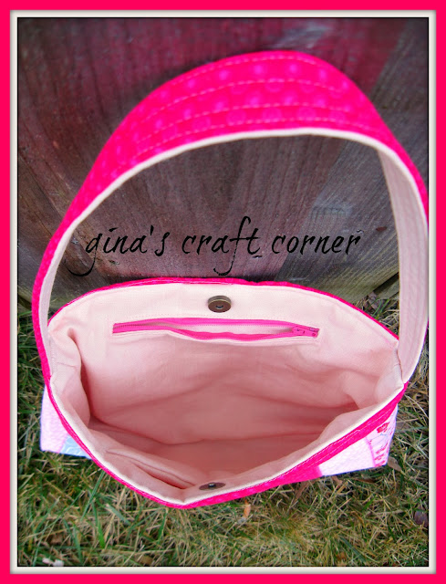 Gina's Craft Corner: Pretty in Pink Bag