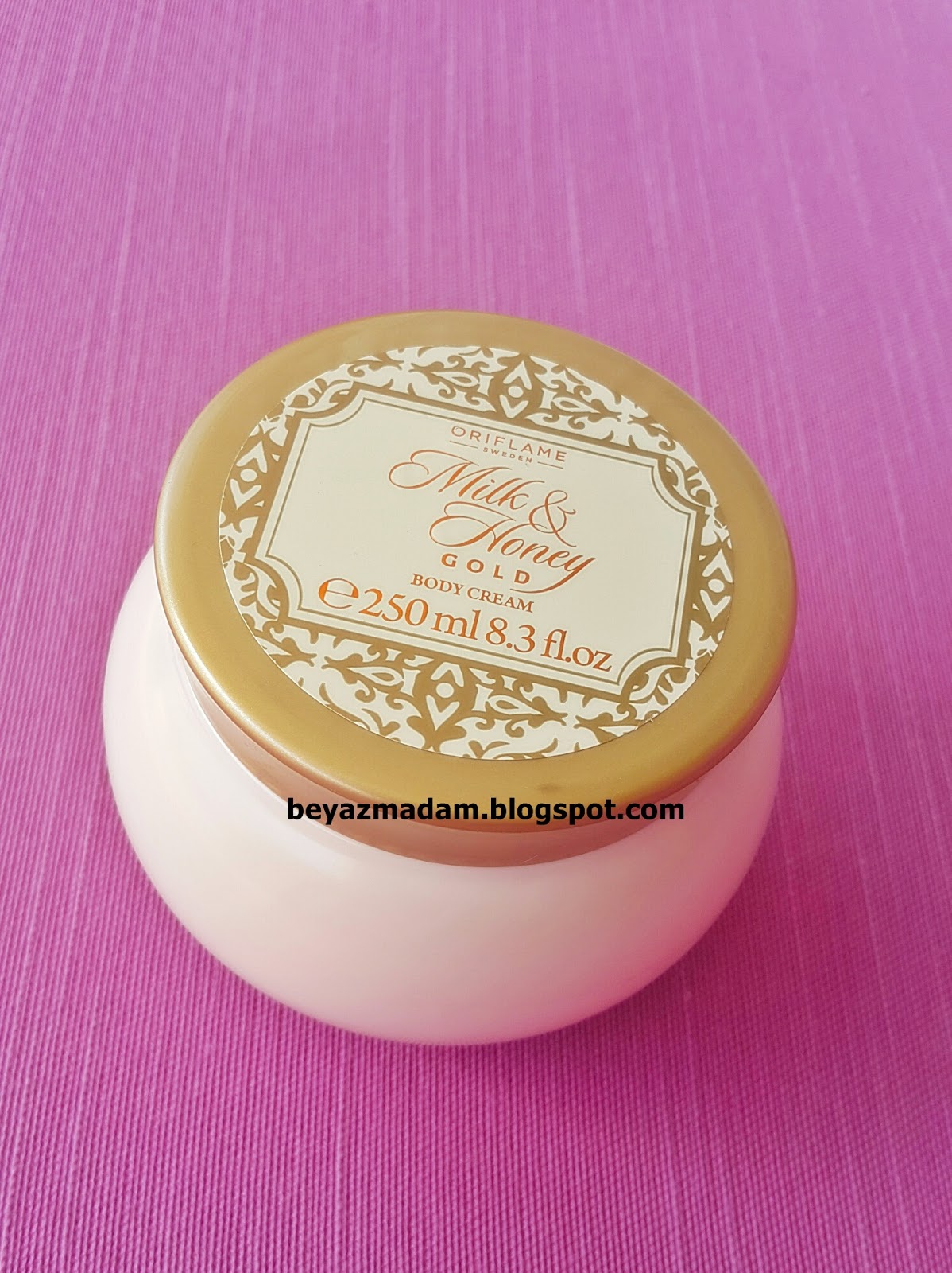ORIFLAME MILK&HONEY GOLD BODY CREAM Beyaz Madam