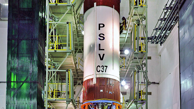 ISRO launches PSLV-C37 Rocket of 104 Satellites in a Single Mission From Sriharikota 