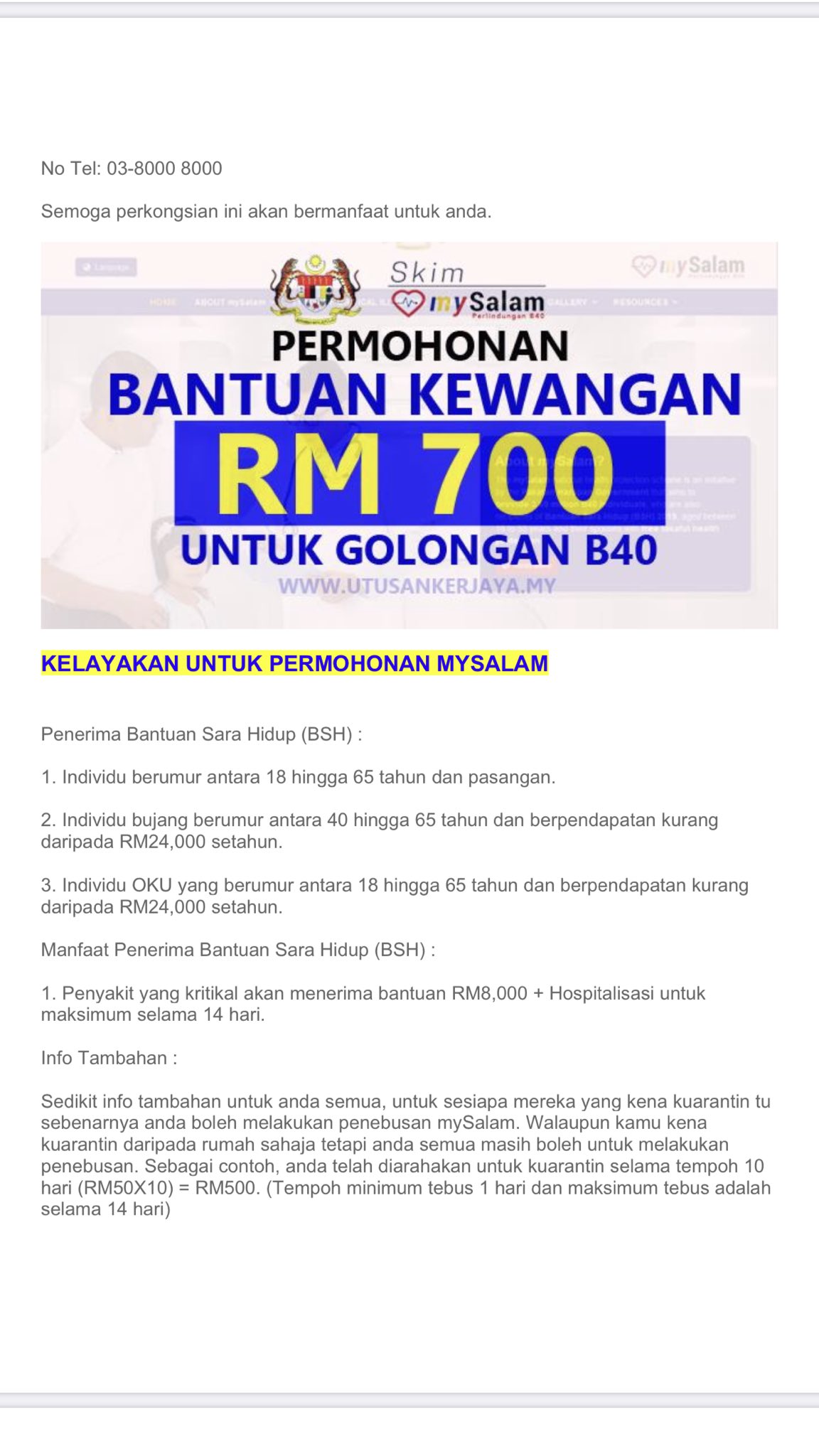 Bantuan kerajaan 2022 bujang