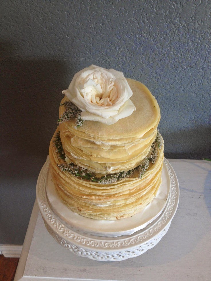 CREPiNi Five Best Wedding  Crepe Cake  Pictures