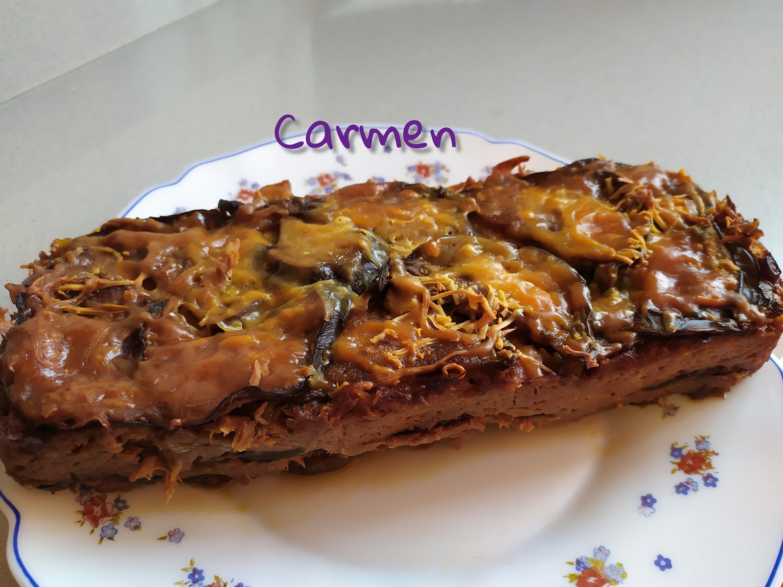 PASTEL DE BERENJENA Y ATÚN ( SLOW COOKER)