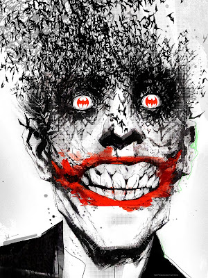 Joker: The Black Mirror Screen Print by Jock
