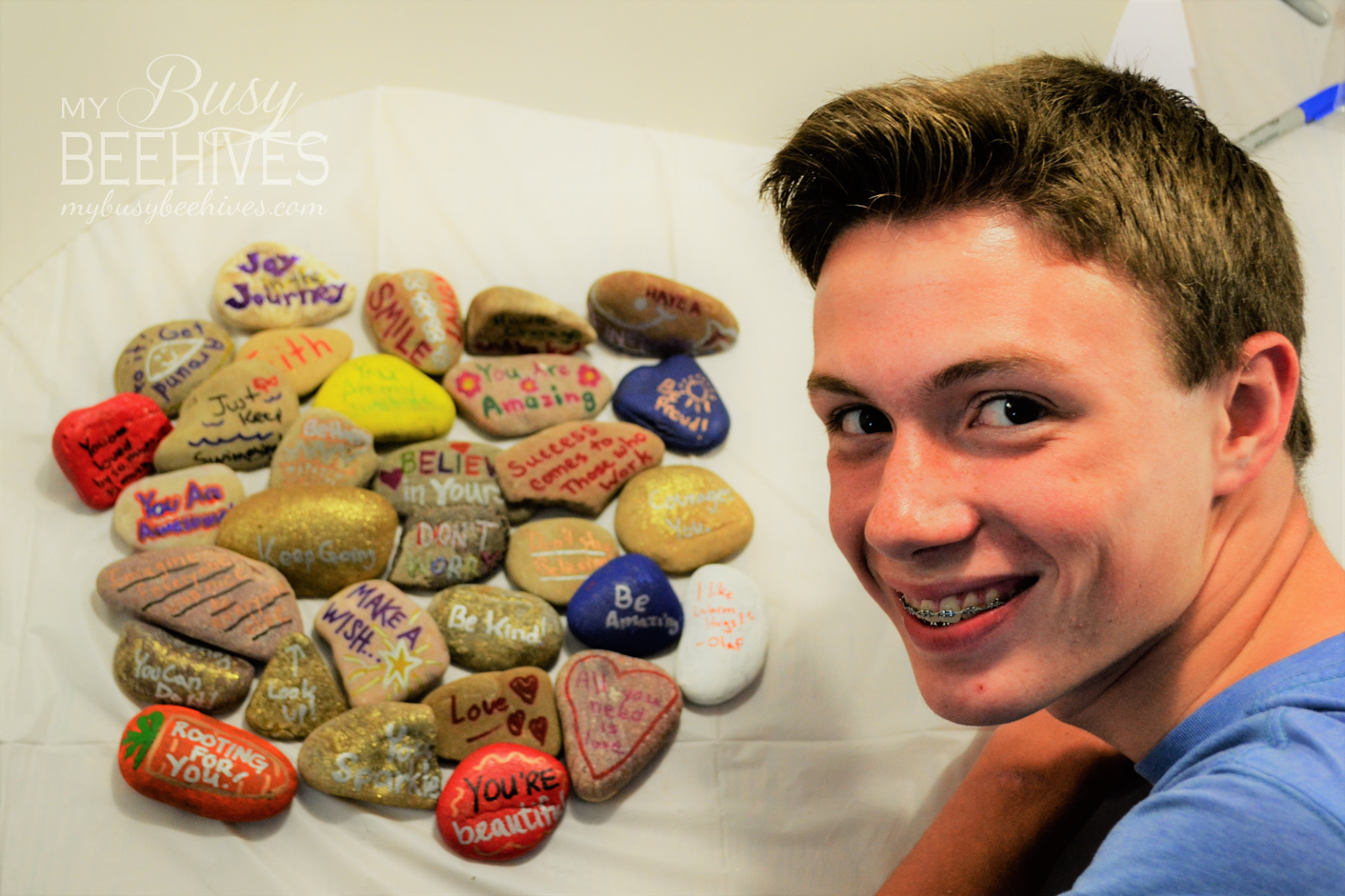 My Busy Beehives... Kindness Rocks Project