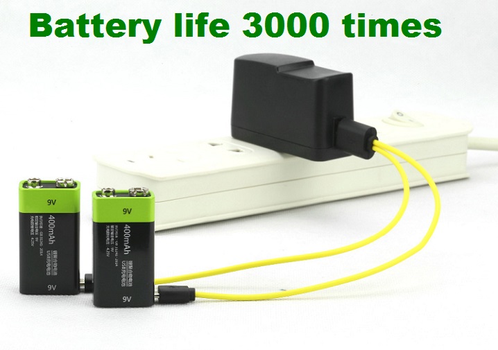 Battery Specialist Varta Energizer Saft Duracell Rechargeable 9V Lipo Battery, Li Ion 9V 400mAh