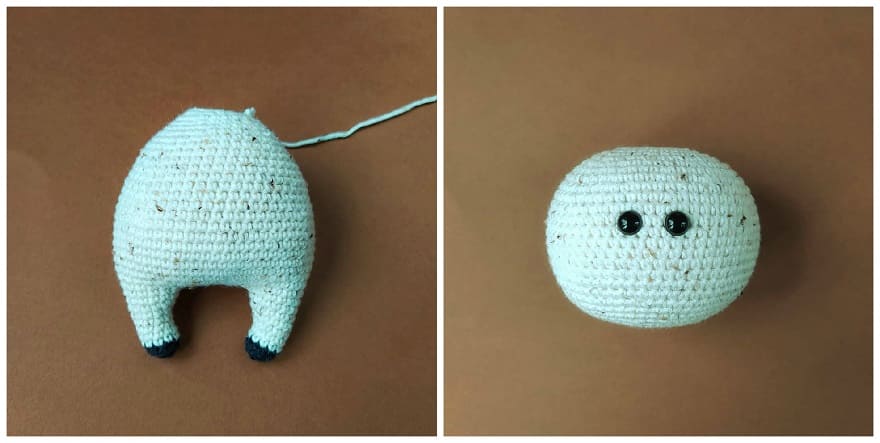 Crochet bull tutorial: legs, body and head Crochet bull tutorial