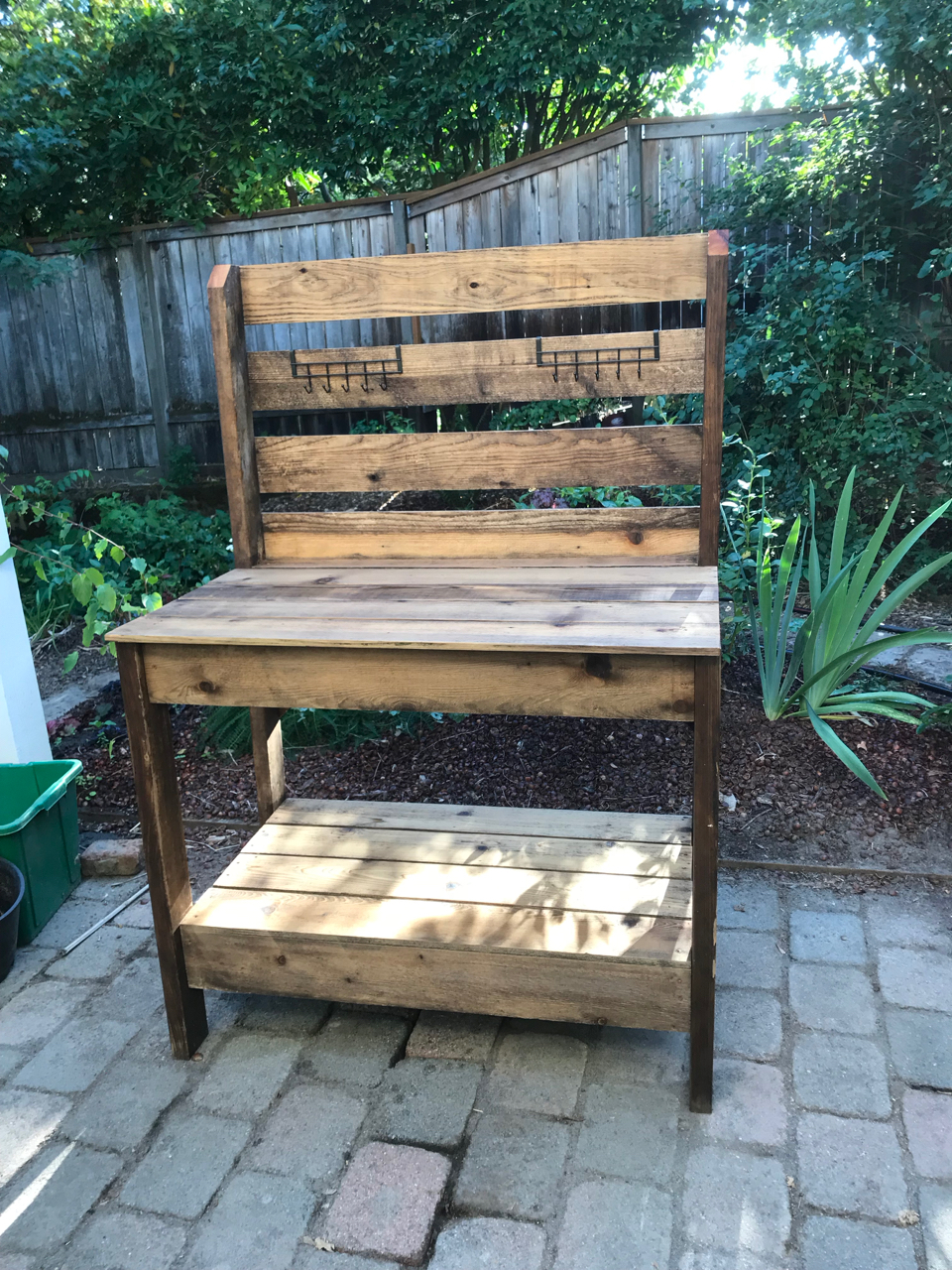 Laurelhurst Craftsman Bungalow Planting Table Set Up