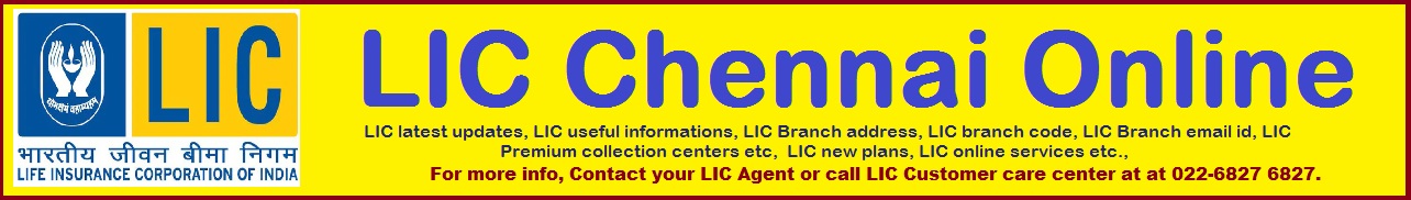 LIC Chennai online