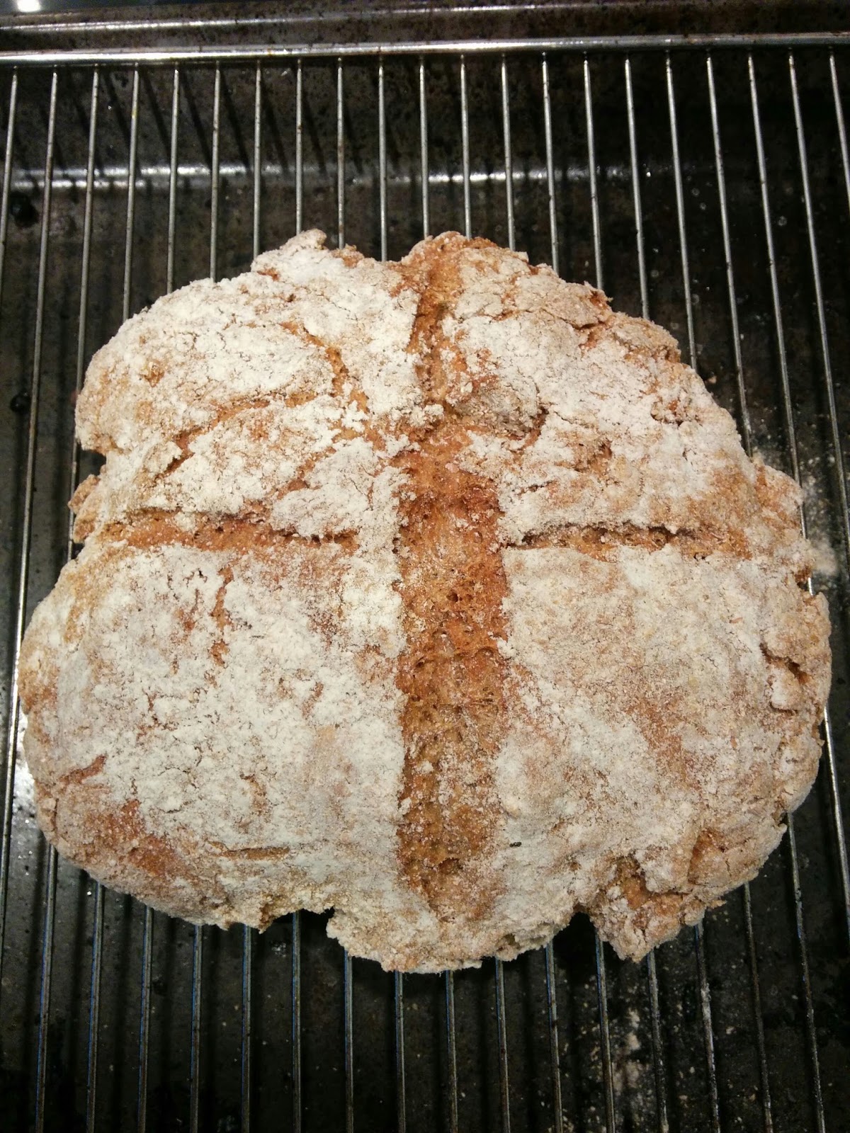 Anna the Fruitbear Jamie Oliver's rye soda bread