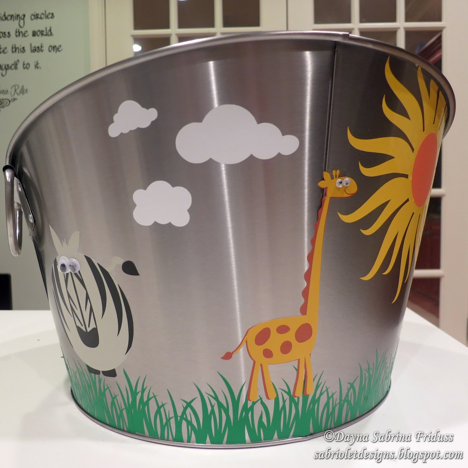 Sabriolet Designs Baby Shower Bucket