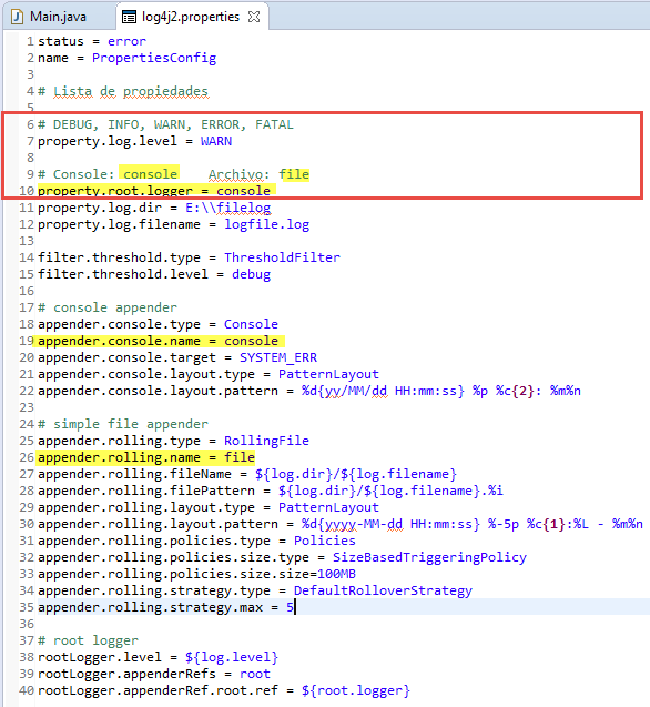 Source code Log4j 2.6.1 Parte II