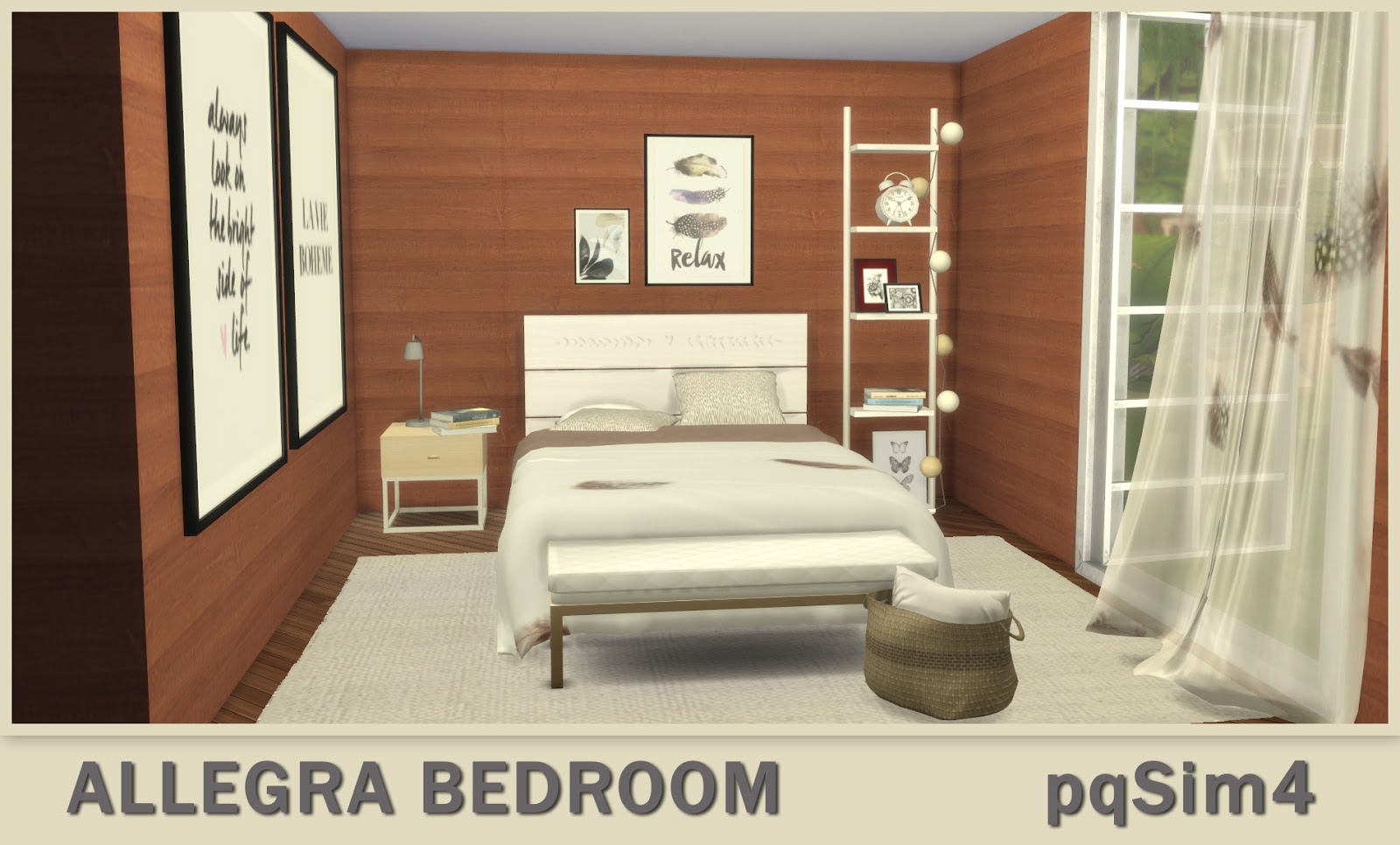Allegra Bedroom The Sims 4 Custom Content
