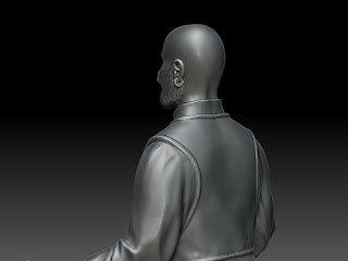 Tabletop figurine of the "Fancy Houseman"