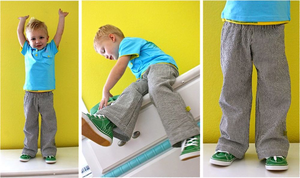 Kid's jogger pants with side stripe – free PDF sewing pattern – Tiana's  Closet