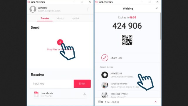 send anywhere pc to android send anywhere pc to android
