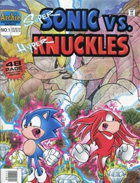 Super Sonic vs. Hyper Knuckles Comic