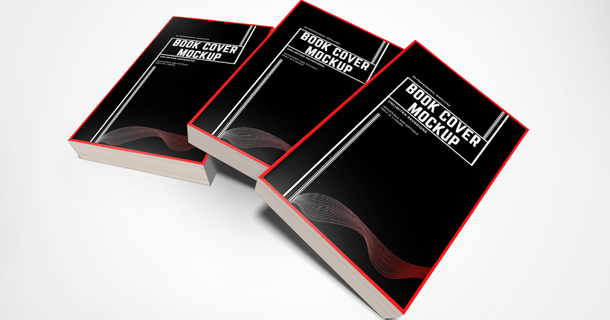 Mockup 071Messy Stack Book Series Mockup