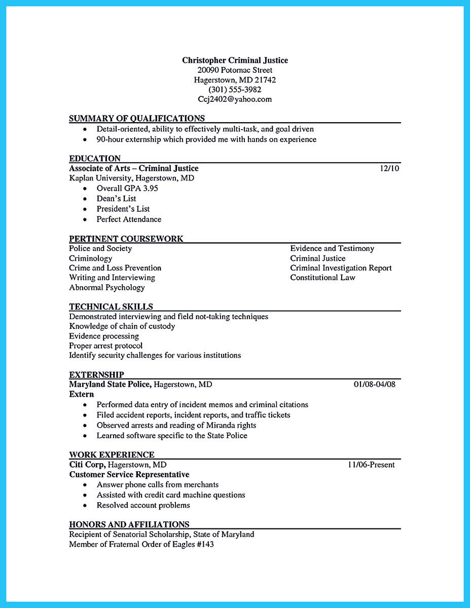 Sample Criminal Justice Resume - Awesome Best Criminal Justice Resume Collection From Professionals Resume Examples Criminal Justice Resume Objective