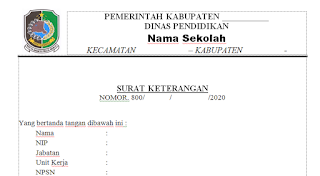 Cara Pencairan Dana Pip Dan Contoh Surat Keterangan Penerima Pip Blog Operator Sekolah