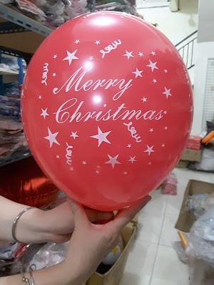 Balon Print MERRY CHRISTMAS Balon Print MERRY CHRISTMAS
