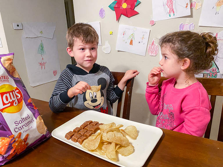 Tales of the Flowers Holiday Treats Salted Caramel Lays Chips
