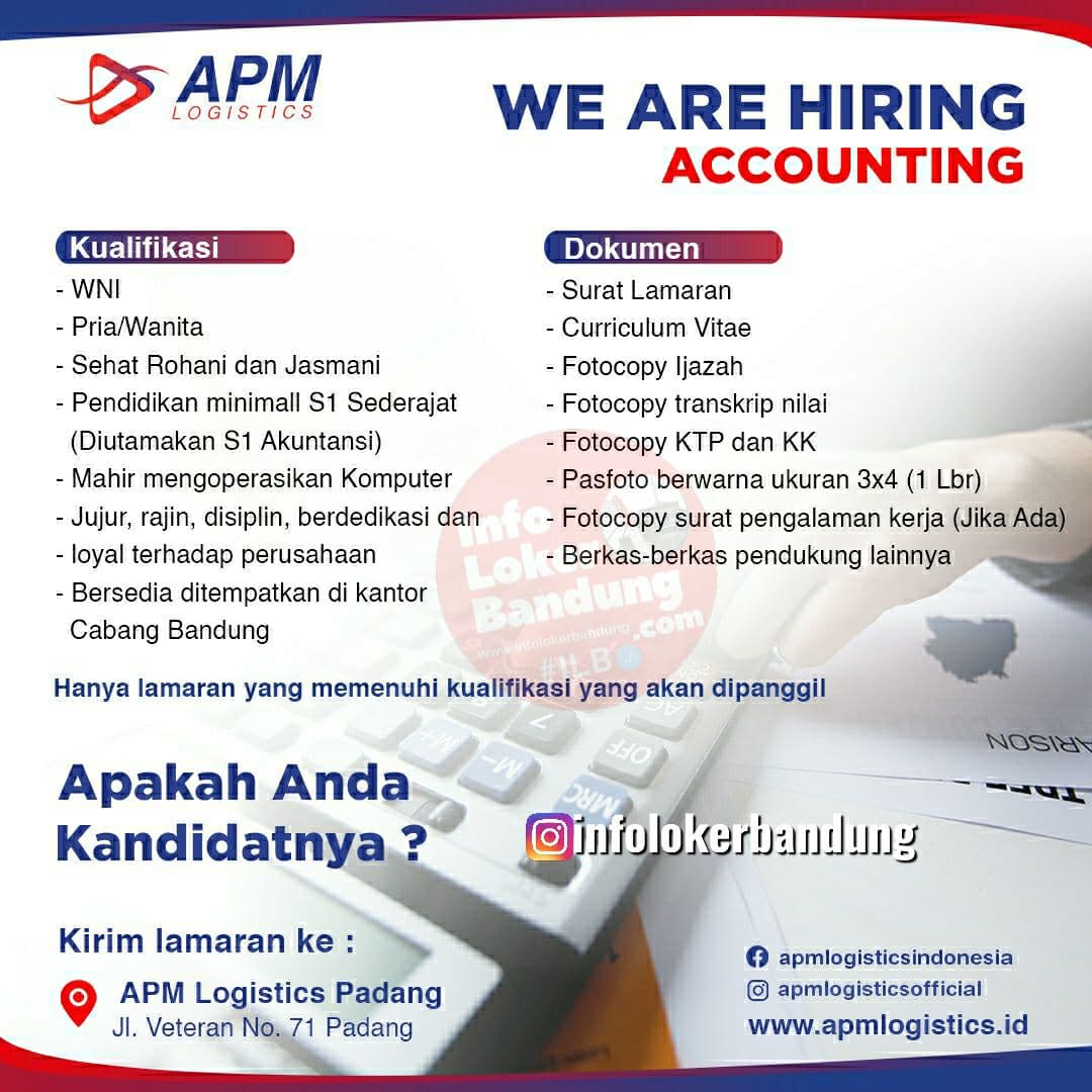 Lowongan Kerja PT. APM Logistic Bandung Juli 2021 - Info Loker Bandung