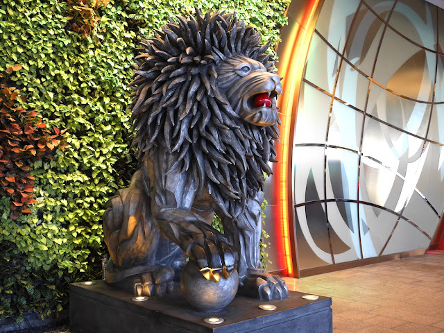guardian lion at City of Dreams in Macau