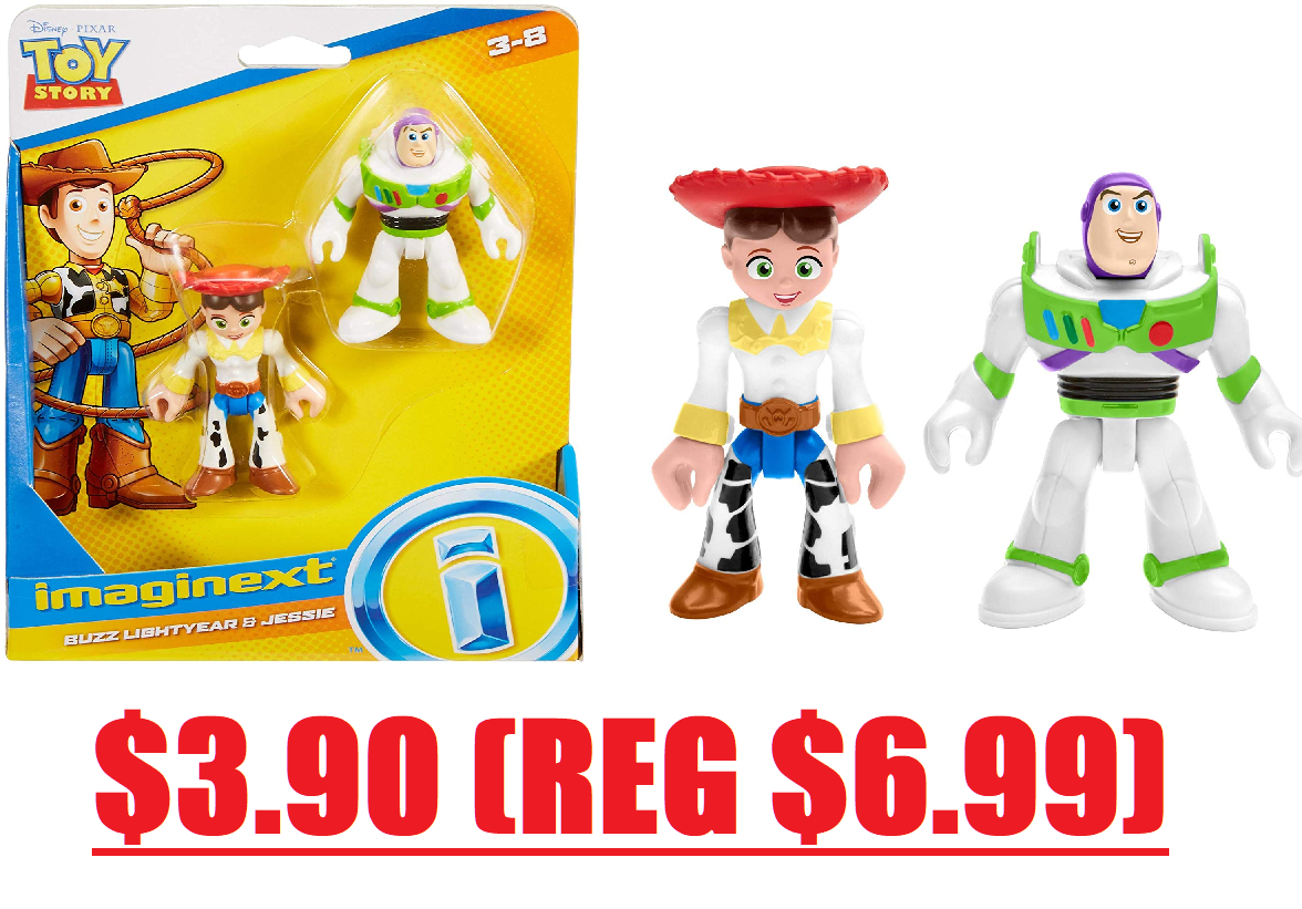 FisherPrice Imaginext Toy Story Buzz Lightyear & Jessie Small Figures