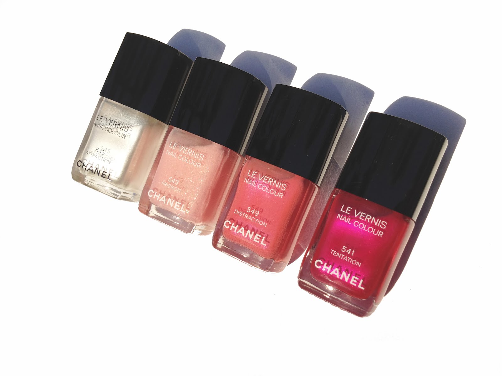 Chanel Attraction, Frisson, Distraction & Tentation Le Vernis - The Beauty  Look Book