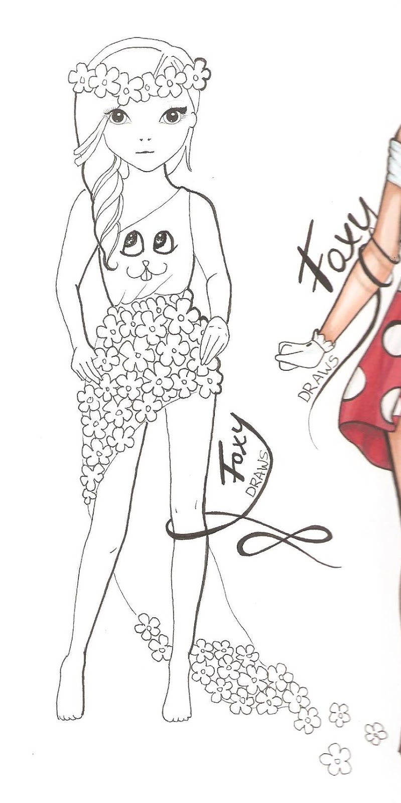 Ausmalbilder Zum Ausdrucken Topmodel - Malvorlagen