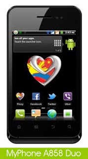 MyPhone A858 Duo, Android Phone